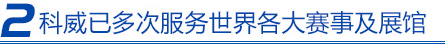 科威微波已多次成功服務(wù)世界各大賽事及展館。